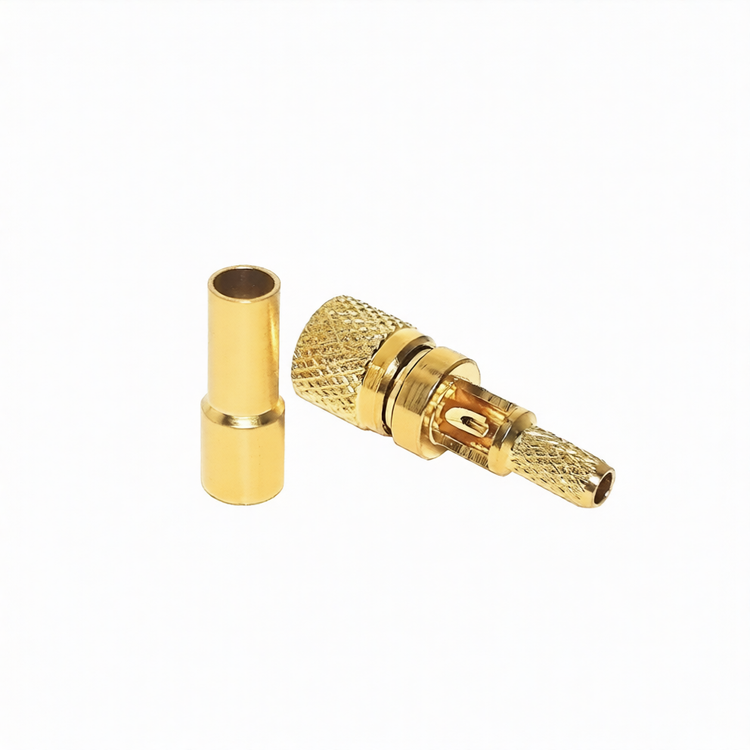 10-32 Microdot Male Crimp RG174 Cable connector