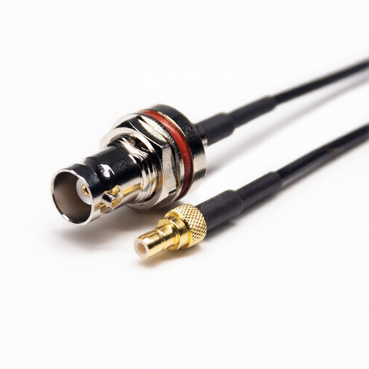 BNC Female Bulkhead to SMB Male RG174 Cables