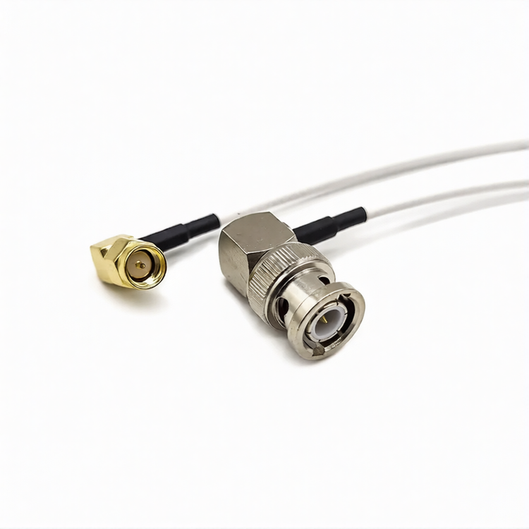 BNC Male Right Angle to SMA Male RG316 Cable Assemblies