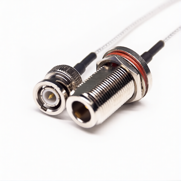 BNC Male to N Female Bulkhead RG316 Cable Assemblies