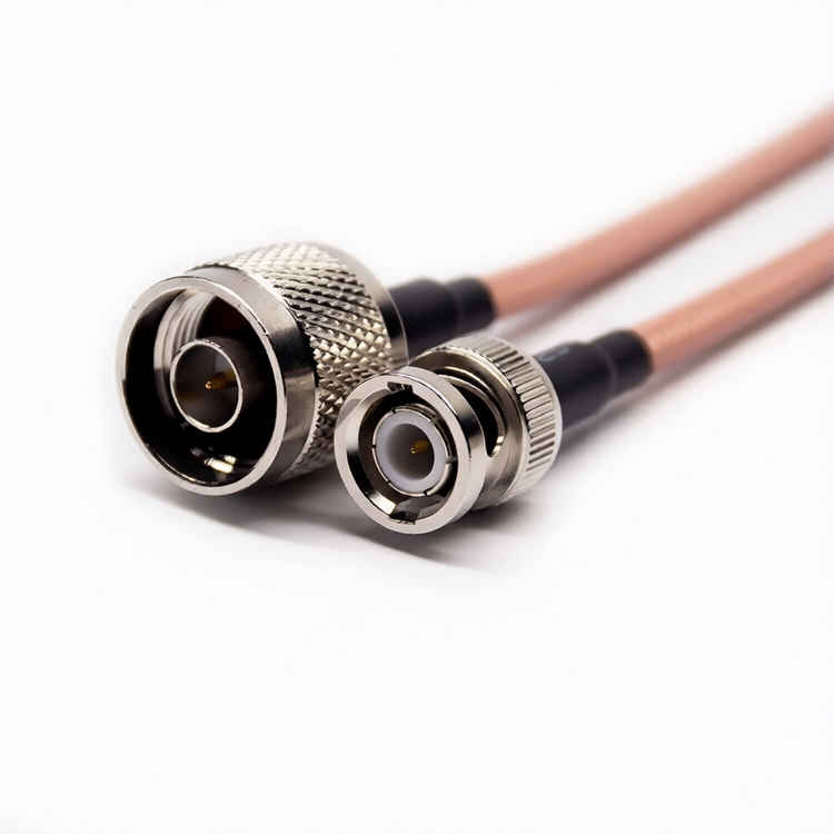 BNC Male to N Male RG142 Cable Assemblies 50 Ohm