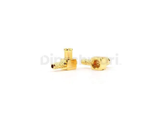 MCX Male Right Angle for RG316 Cable Crimp Connector