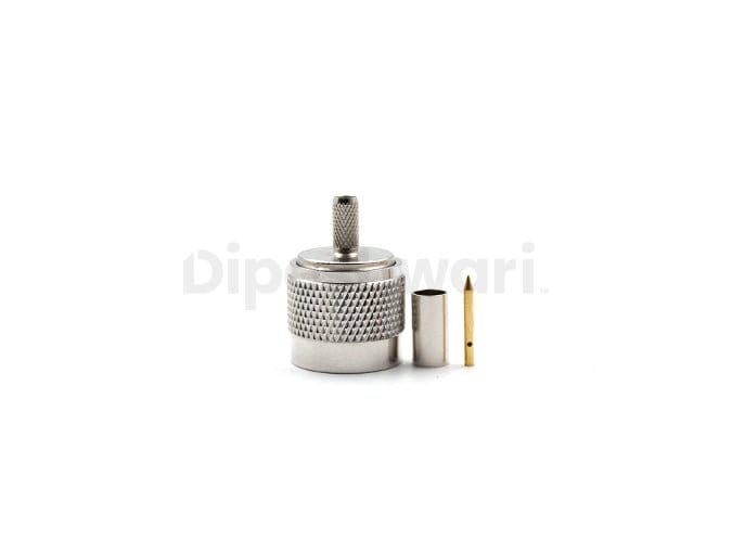 N Male Crimp for RG58 Cable connector, durable RF