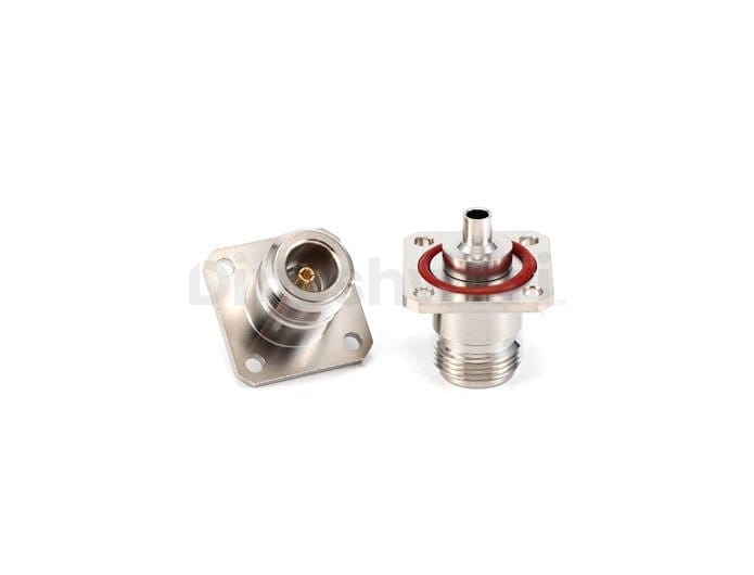 N Female 4Holes Flange for 141 Cable RF Connector