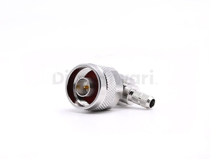 N Male Right Angle Crimp for LMR240 Cable Connector