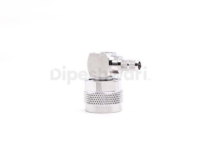 N Male Right Angle Crimp for LMR240 Cable Connector