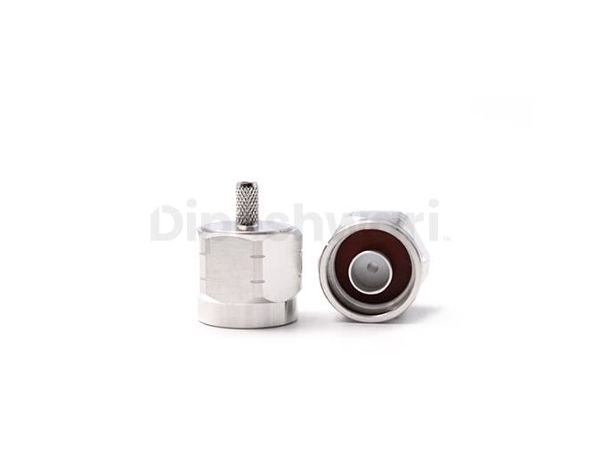 N Male Crimp for LMR195 cable, 50 Ohm Connector
