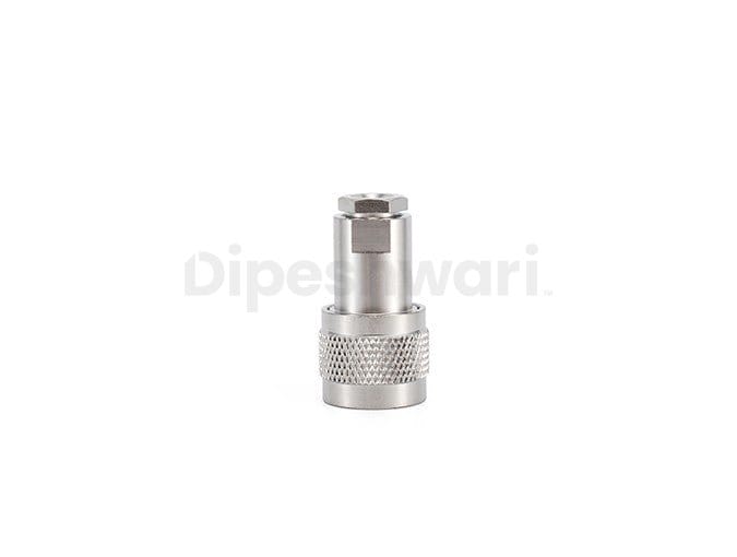 N Male Clamp For RG58 Cable bulkhead connector