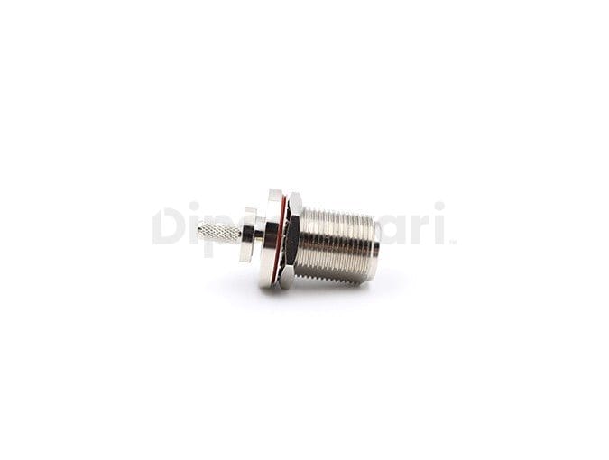 N female bulkhead for Crimp for RG58 Cable connector