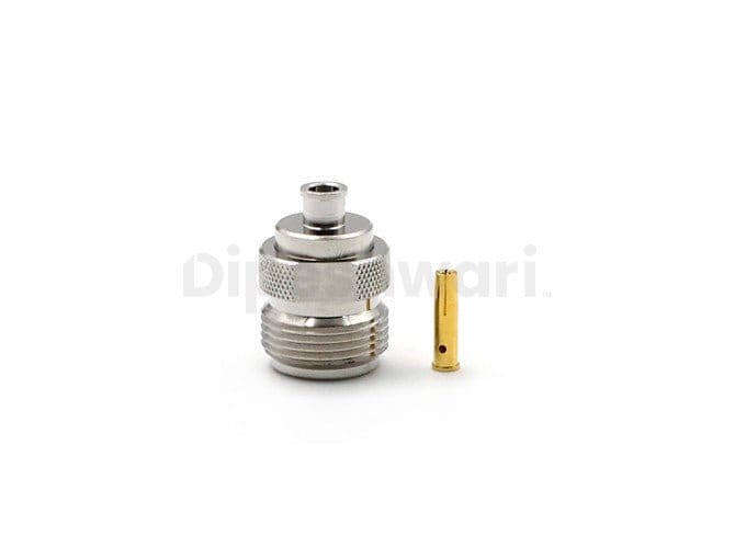 N Female Connector For RG141 cable, 50 Ohm RF