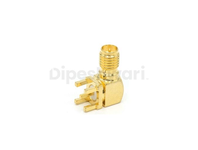 RPSMA female Right Angel Connector for PCB Mounted