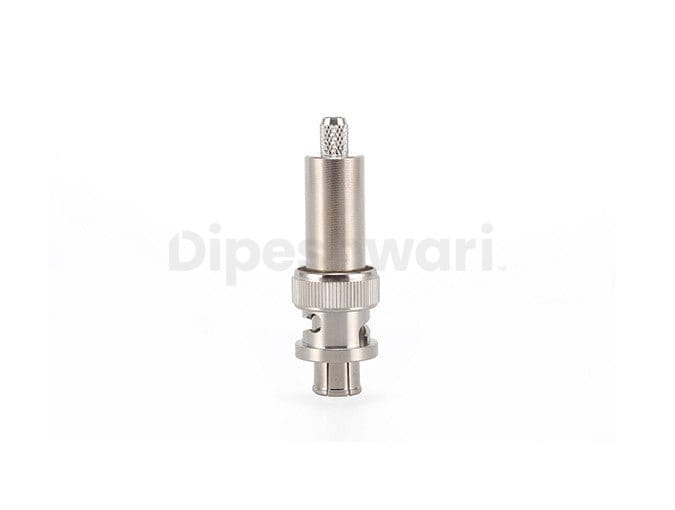 SHV male crimp connector for RG58 coax cable