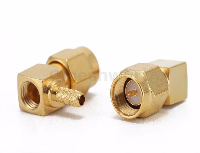 SMA Male Right Angle Connector for RG316/RG174 Cable