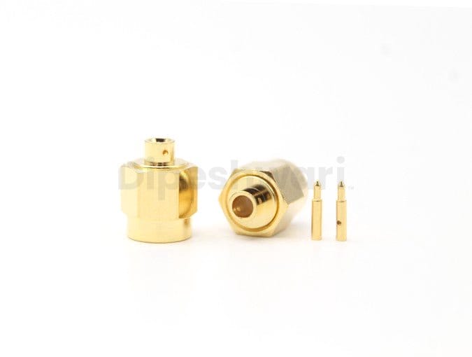SMA Male Connector for .086 Cable, Straight Plug