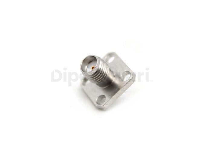 SS SMA Female 4Hole Flange Connector For Terminal
