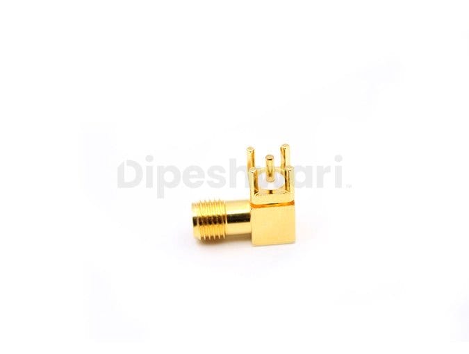 SMA Female Right Angle PCB Mount RF Connector