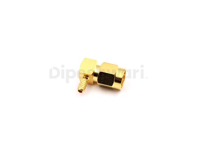 SMA Male Right Angle Crimp for RG316 Cable Connector