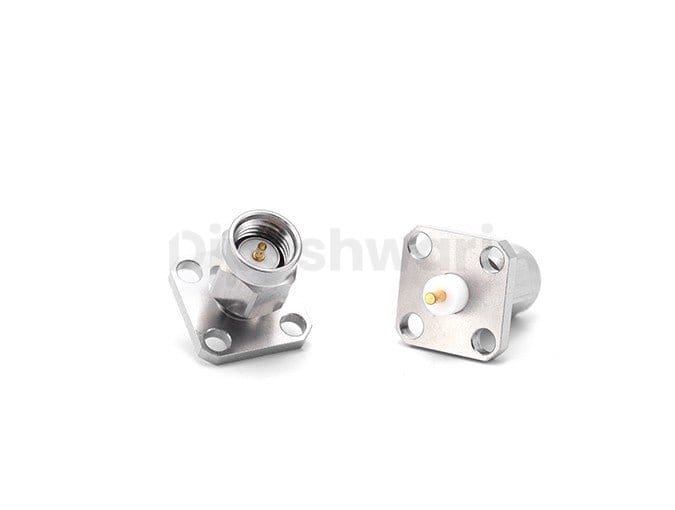 SS SMA Male 4Hole Flange Mount Terminal
