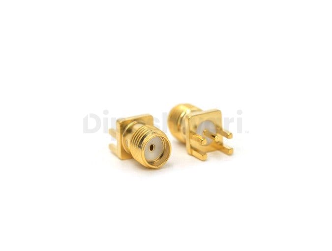 SMA Female PCB Edge Mount RF Connector 50 Ohm
