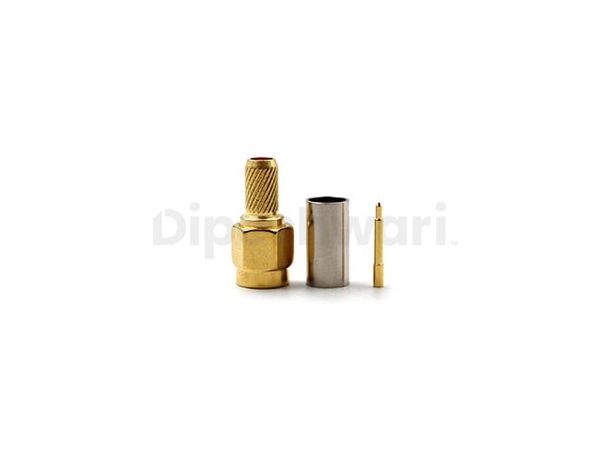 SMA Male Crimp for LMR200 Cable 50 Ohm Connector