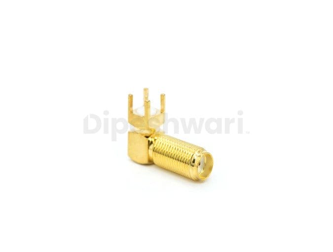 SMA Female Bulkhead Right Angle Connector for PCB