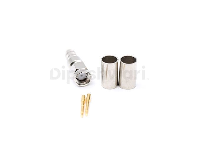 SMA Male Crimp for LMR240 Cable – 50 Ohm RF Connector