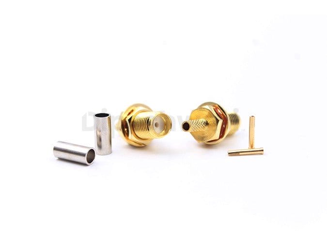 SMA Female bulkhead Crimp for RG316 Cable connector
