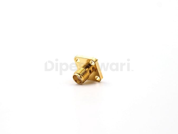 SMA Female Flange Connector Mount for RF Systems