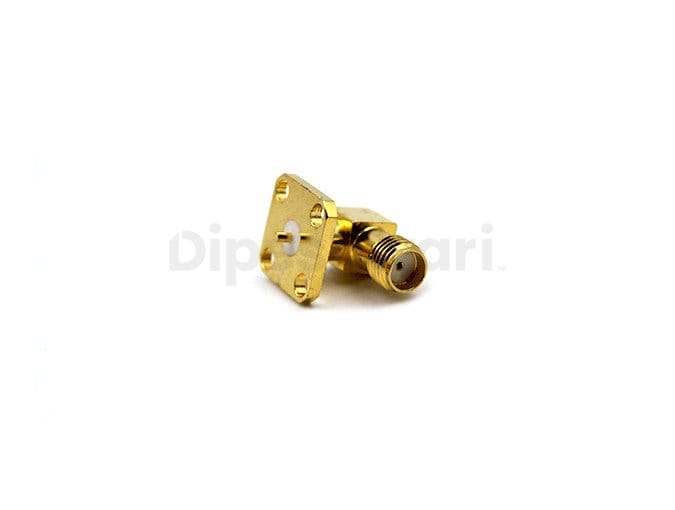 SMA Female 4Hole Right Angle Flange Mount Connector