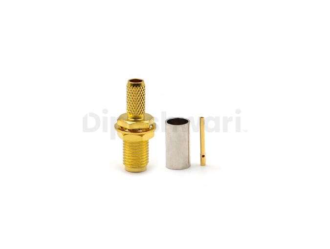 SMA Female Bulkhead for LMR200 Cable Connector