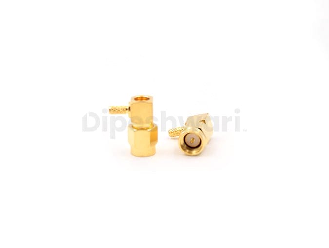 SMA Male Right Angle For RG316 Cable Connector