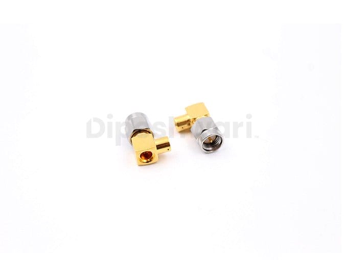 SS SMA Male Right Angle for 141RG402 Cable Connector