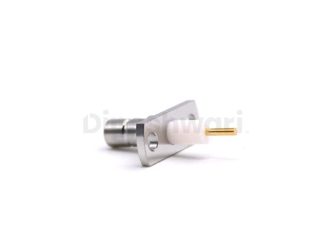 SS SMB Male 2Hole Flange Mounted Connector
