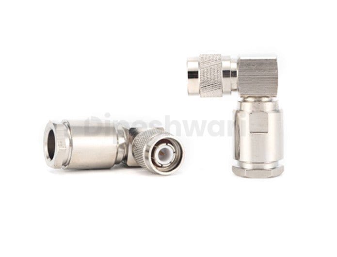 TNC Male Right Angle Clamp Connector for LMR 400