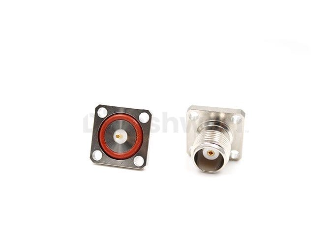 TNC Female 4Hole Flange Connector Terminal