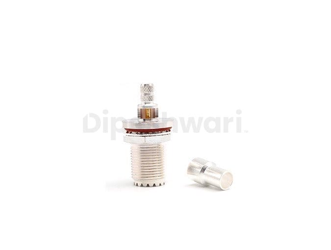 UHF Female Bulkhead Crimp for LMR240 Cable