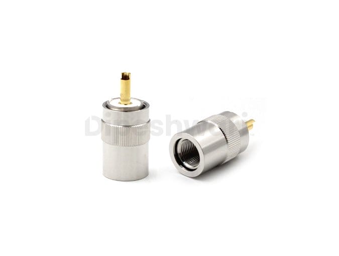 UHF Male Straight Connector for RG 213 Cable