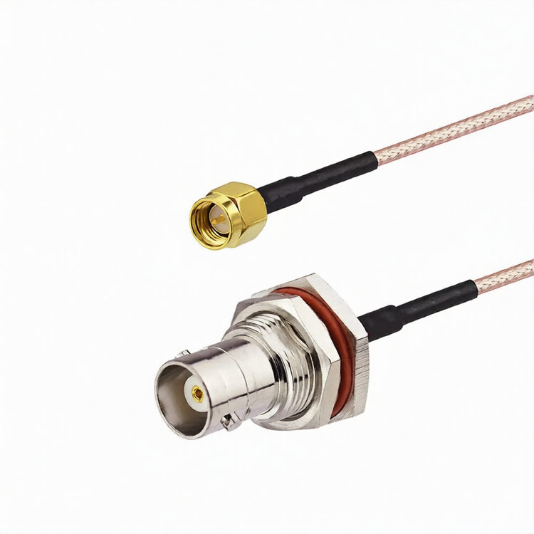 SMA Male to BNC Female Bulkhead RG316 Cable Assemblies