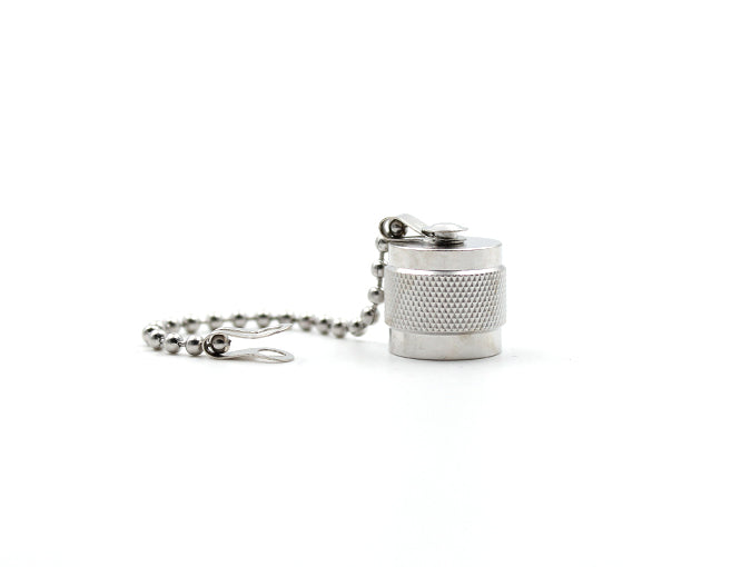 TNC Male Cap with Chain for RF Protection