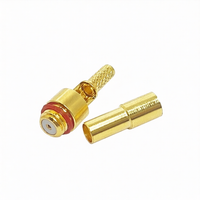10-32 Microdot female Crimp for RG174 Cable connector