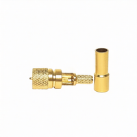 10-32 Microdot Male Crimp RG174 Cable connector