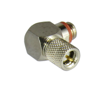 10-32 Microdot Male to Female Right Angle Adapter