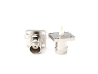 BNC Female 4Hole Flange Mounted Connector, 50 Ohm