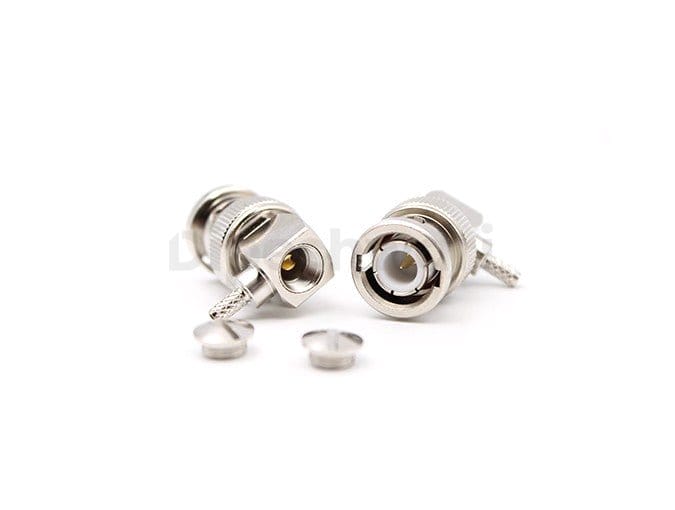 BNC Male Right Angle Connector for RG316-RG174 Cable