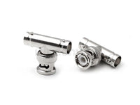 TEE BNC Male Female Female Adapter for RF & Video
