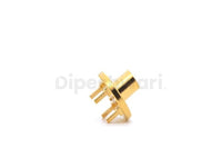 MCX Female PCB Mount Flange Type RF Connector