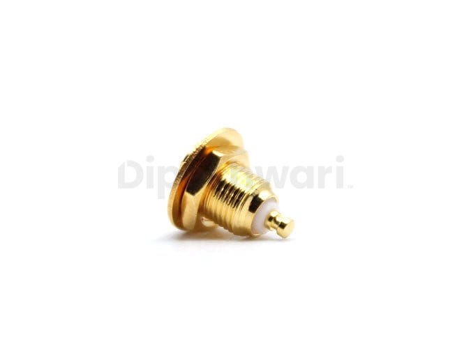 MCX Female Bulkhead Connector – Compact RF Jack