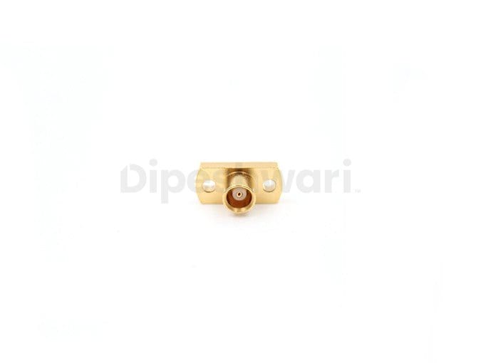 MCX Female 2 Hole Flange Mounted Connector