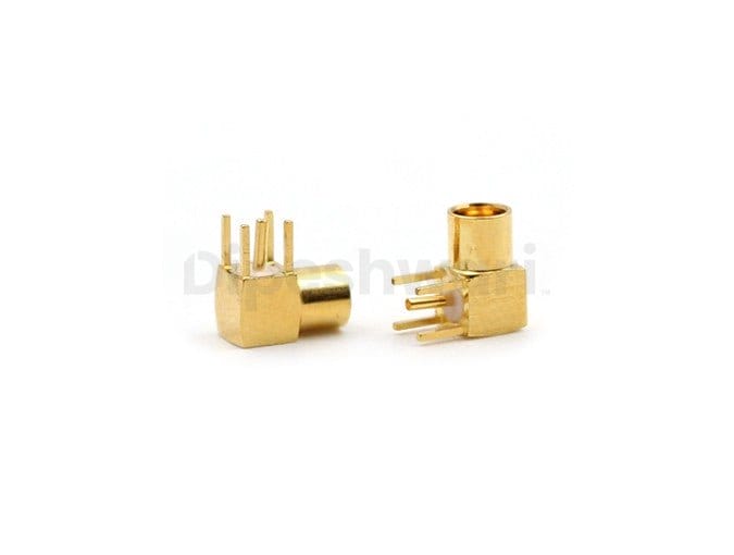 MCX Female Right Angle PCB Mount Connector