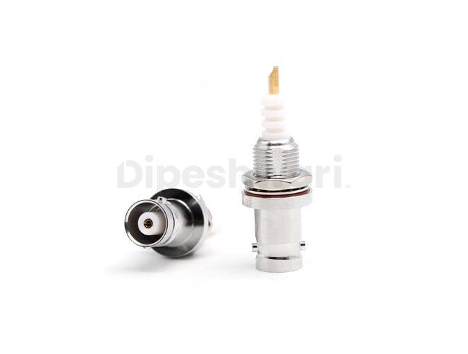 MHV Female Bulkhead Connector for Terminal, 50 Ohm